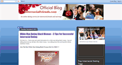 Desktop Screenshot of blog.interracialfriends.com